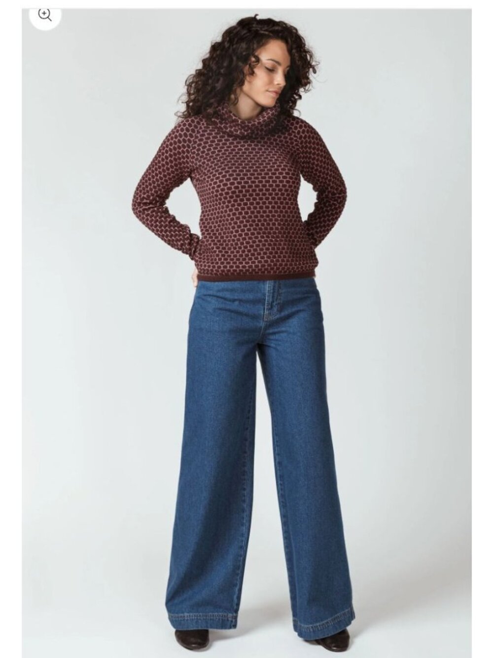 SKFK igorre knit patterned sweater